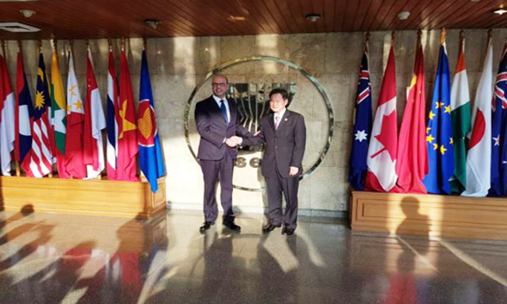 Reception of Italian Minister of Foreign Affairs and International Cooperation